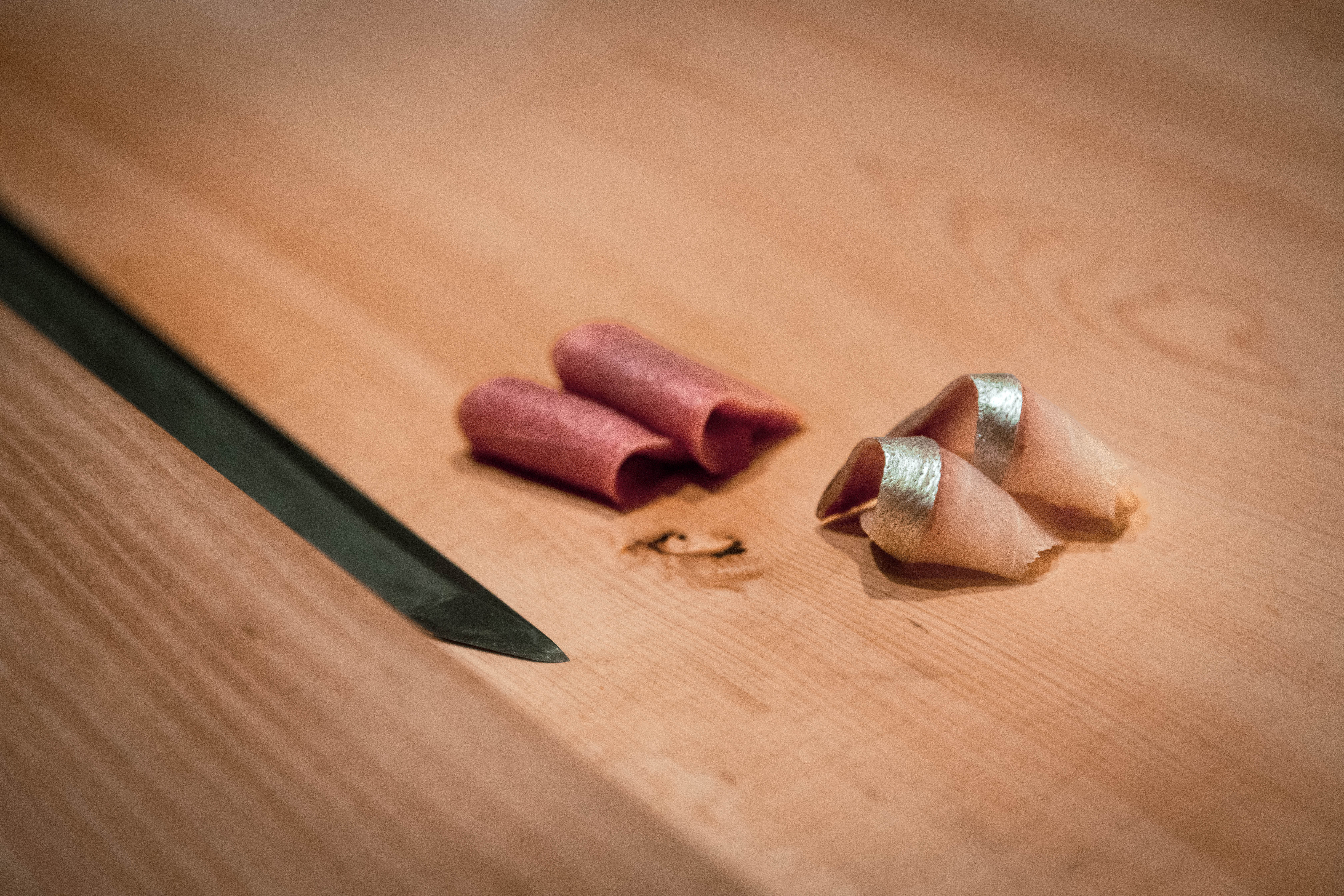 Fish preparation at Sushi Amane