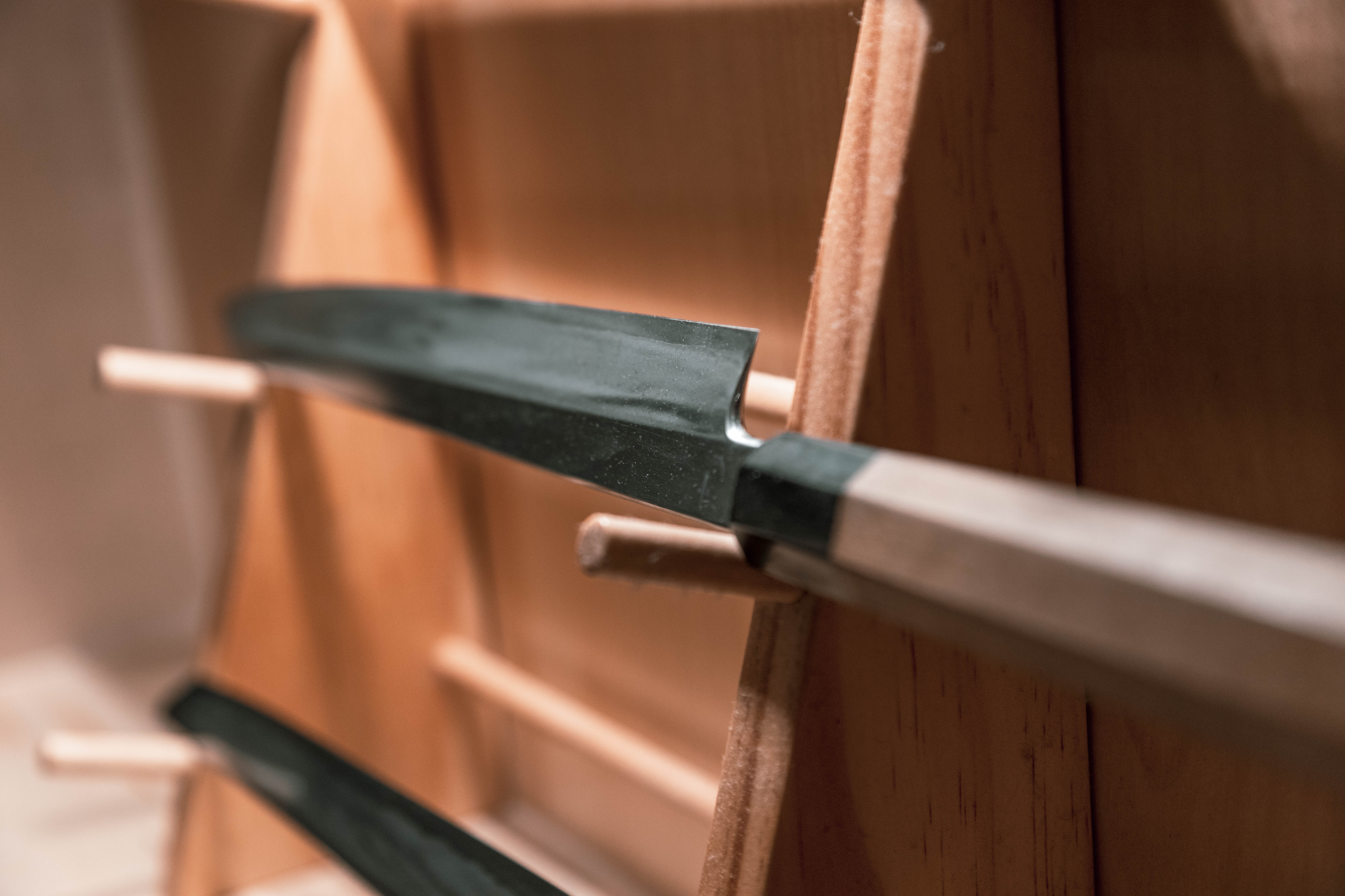 Knife detail at Sushi Amane